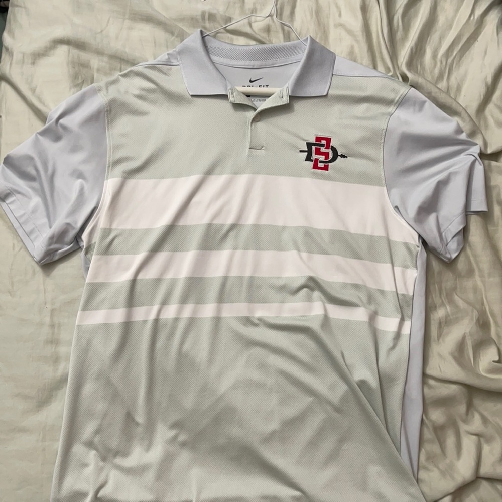 San Diego state Sdsu team issue Nike golf polo